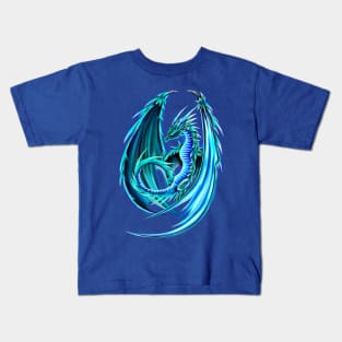 Dark ice dragon Kids T-Shirt